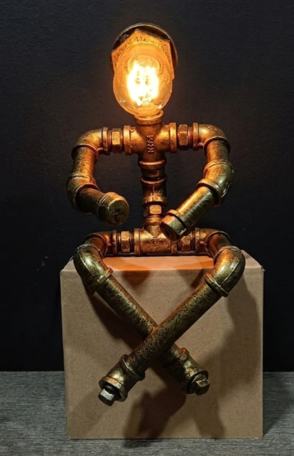 Cross-Legged Pipe Figure Cross-Legged Pipe Figure